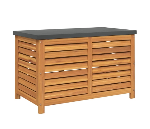 vidaXL Caja de almacenaje de jardín madera maciza acacia 90x48x55 cm