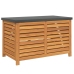 vidaXL Caja de almacenaje de jardín madera maciza acacia 90x48x55 cm