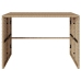 Set comedor de jardín 3 pzas con cojines ratán sintético beige