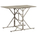 Set comedor jardín 7 pzas y cojines ratán sintético gris claro