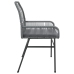 Sillones de jardín con cojines 2 uds ratán sintético gris