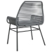 Sillones de jardín con cojines 2 uds ratán sintético gris