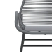 Sillones de jardín con cojines 2 uds ratán sintético gris