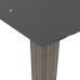 Cenador con doble techo de tela gris antracita 2,94x2,94 m