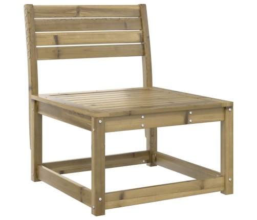 Juego de muebles de jardín 7 pzas madera de pino impregnada