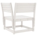 Juego de muebles de jardín 8 piezas madera maciza pino blanco
