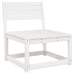 Juego de muebles de jardín 8 piezas madera maciza pino blanco