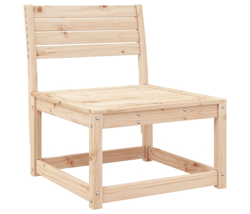 Juego de sofás de jardín 5 piezas madera maciza de pino