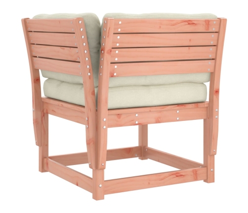 Set de sofás jardín 5 pzas con cojines madera maciza Douglas