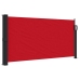 Toldo lateral retráctil rojo 100x300 cm