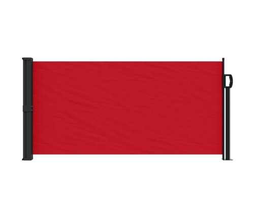 Toldo lateral retráctil rojo 100x300 cm