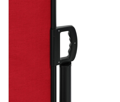 Toldo lateral retráctil rojo 100x300 cm