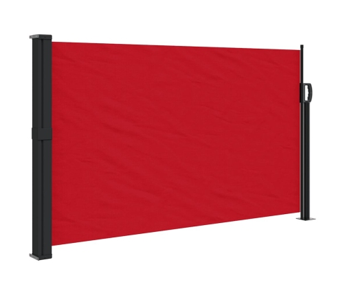 Toldo lateral retráctil rojo 117x300 cm