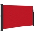 Toldo lateral retráctil rojo 117x300 cm