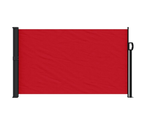 Toldo lateral retráctil rojo 117x300 cm