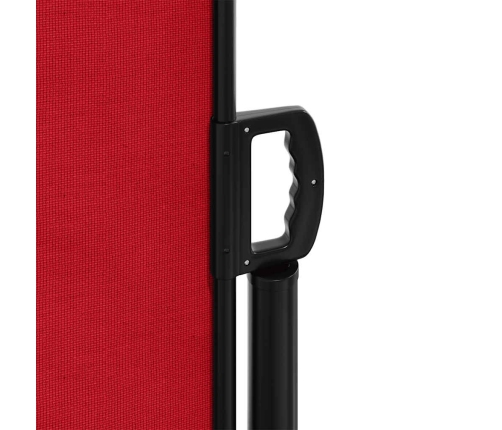 Toldo lateral retráctil rojo 117x300 cm