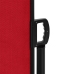 Toldo lateral retráctil rojo 117x300 cm