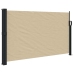 Toldo lateral retráctil beige 117x300 cm