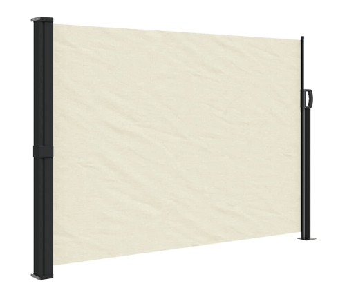 Toldo lateral retráctil crema 140x300 cm