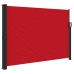 Toldo lateral retráctil rojo 140x300 cm