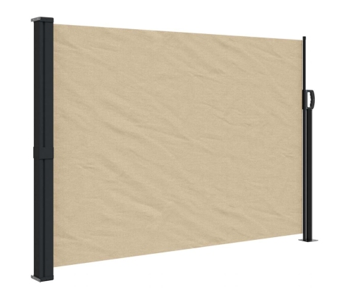 Toldo lateral retráctil beige 140x300 cm