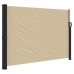 Toldo lateral retráctil beige 140x300 cm