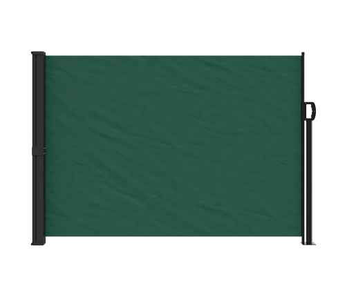 Toldo lateral retráctil verde oscuro 140x300 cm