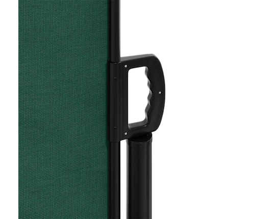 Toldo lateral retráctil verde oscuro 140x300 cm