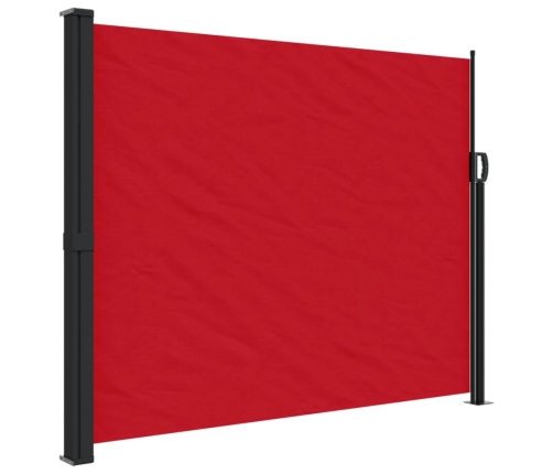 Toldo lateral retráctil rojo 160x300 cm