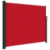 Toldo lateral retráctil rojo 160x300 cm