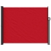 Toldo lateral retráctil rojo 160x300 cm