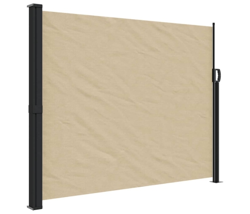 Toldo lateral retráctil beige 160x300 cm