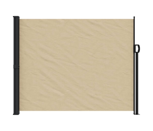 Toldo lateral retráctil beige 160x300 cm