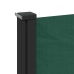 Toldo lateral retráctil verde oscuro 160x300 cm