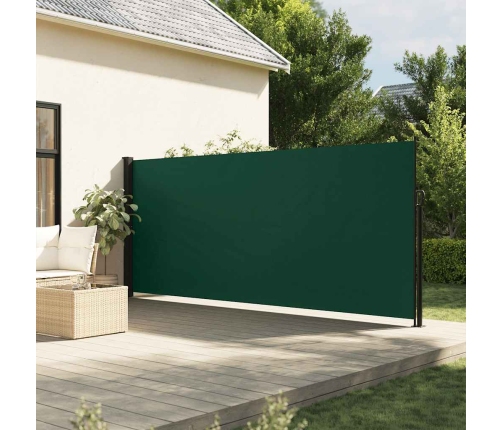 Toldo lateral retráctil verde oscuro 160x300 cm