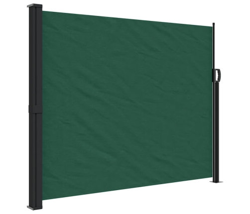 Toldo lateral retráctil verde oscuro 170x300 cm