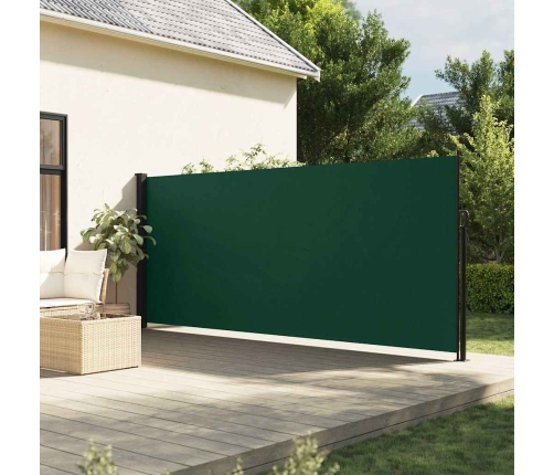 Toldo lateral retráctil verde oscuro 170x300 cm