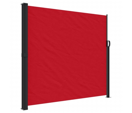 Toldo lateral retráctil rojo 180x300 cm