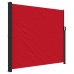 Toldo lateral retráctil rojo 180x300 cm