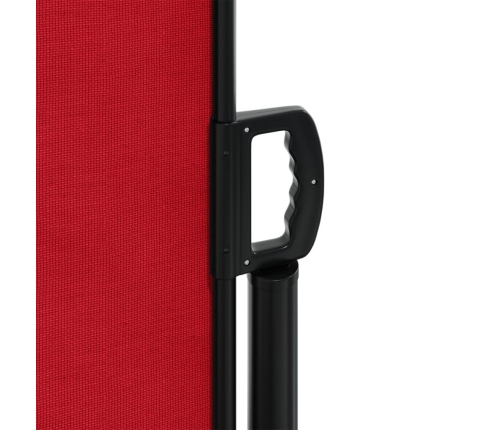 Toldo lateral retráctil rojo 180x300 cm