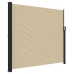 Toldo lateral retráctil beige 180x300 cm