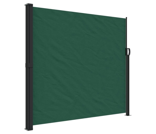 Toldo lateral retráctil verde oscuro 180x300 cm