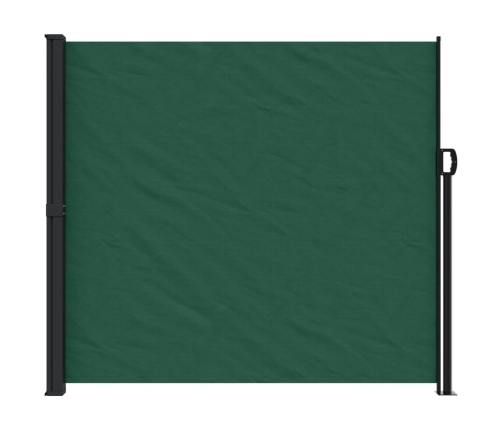 Toldo lateral retráctil verde oscuro 180x300 cm