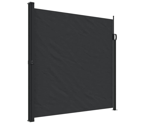 Toldo lateral retráctil negro 200x300 cm