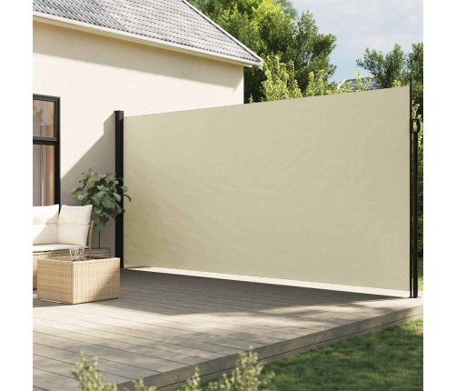 Toldo lateral retráctil crema 200x300 cm