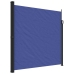 Toldo lateral retráctil azul 200x300 cm