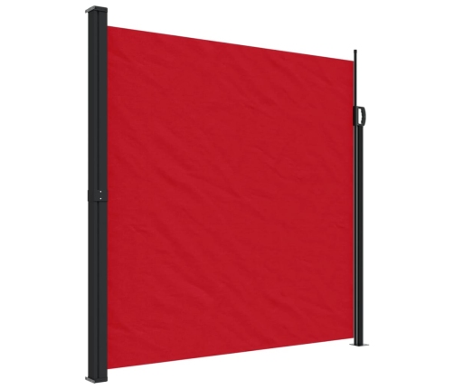 Toldo lateral retráctil rojo 200x300 cm