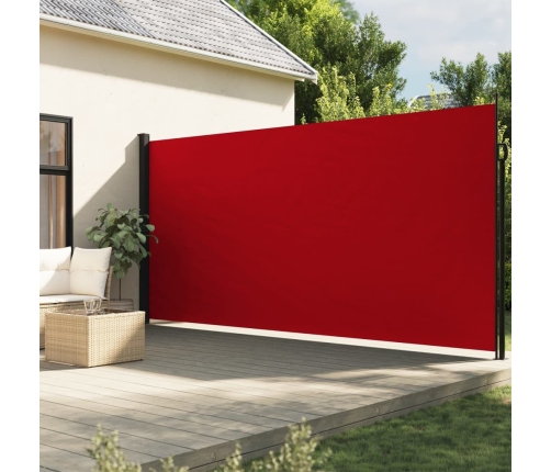 Toldo lateral retráctil rojo 200x300 cm