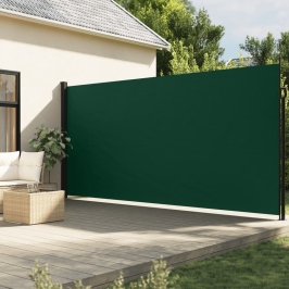 Toldo lateral retráctil verde oscuro 200x300 cm