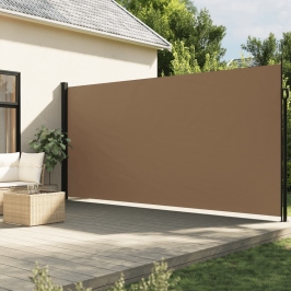 Toldo lateral retráctil gris taupe 220x300 cm